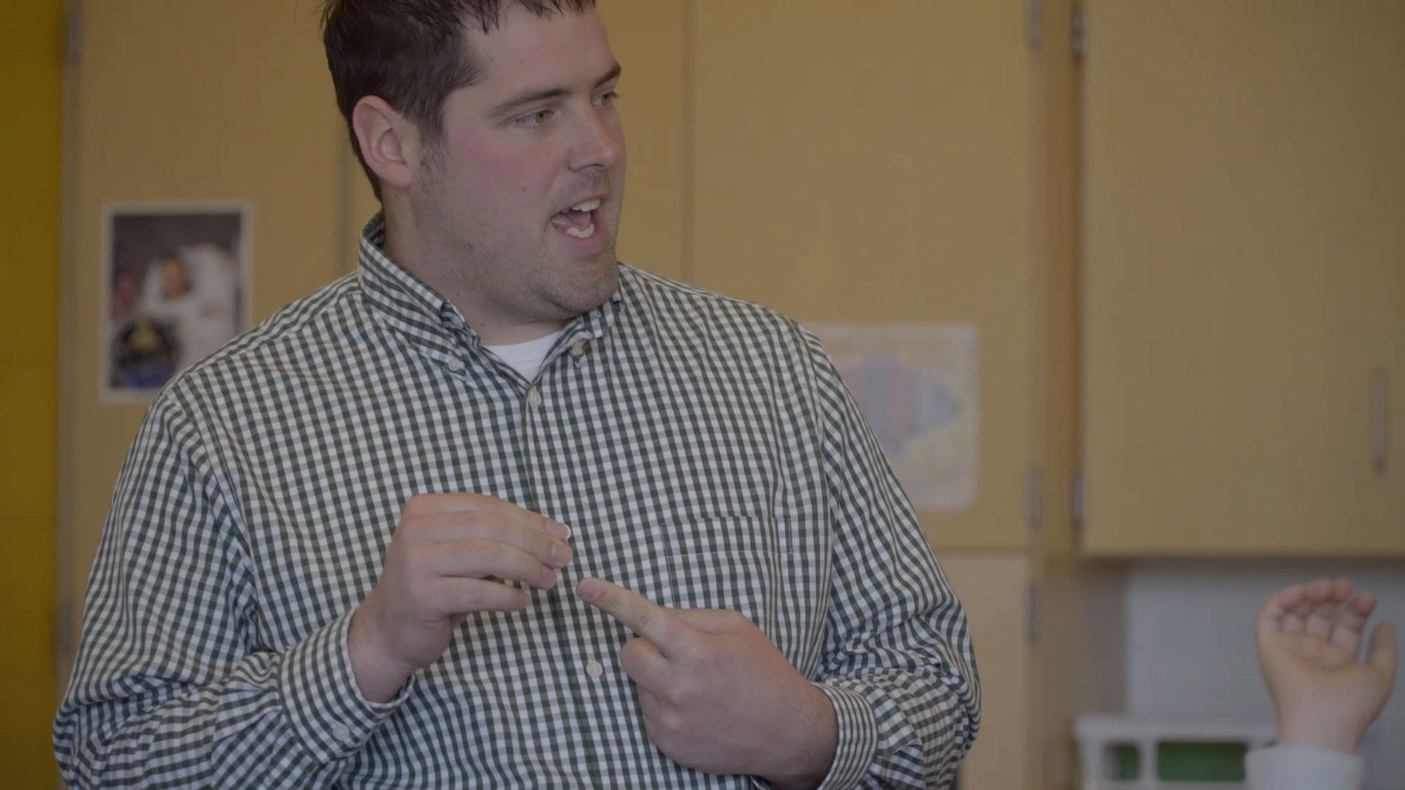 Watch Joel Bescancon, former student, share his story