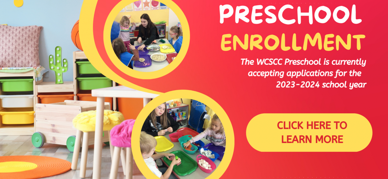 WCSCC Preschool is accepting applications