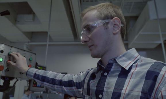 Watch Evan Beery, former Engineering Technologies student, share his story
