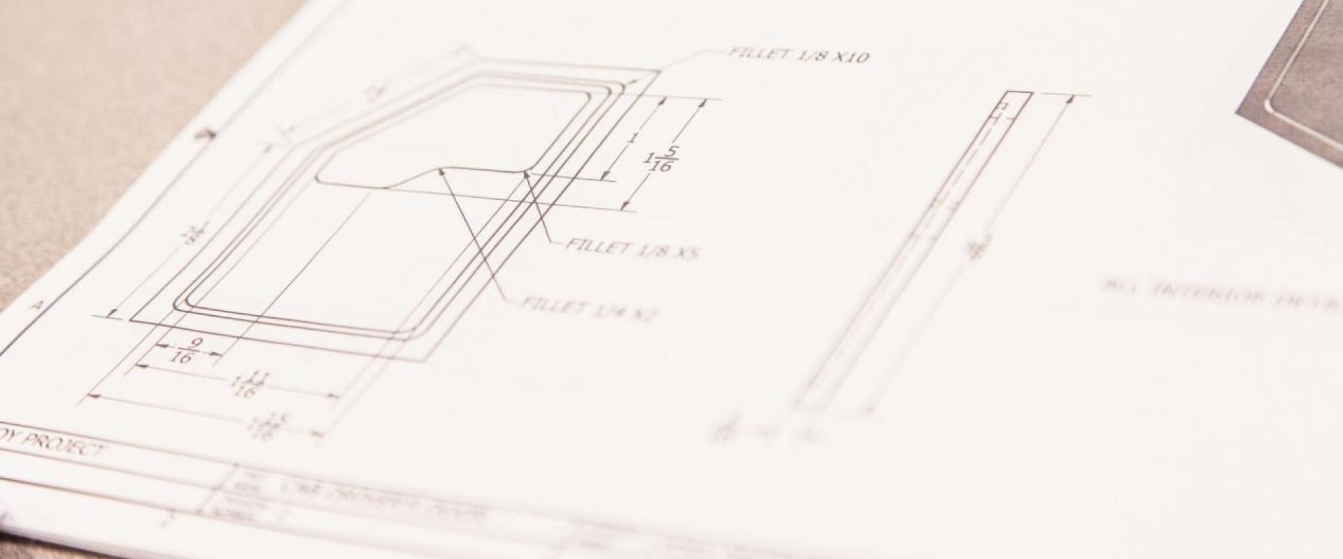 Blueprint of a design