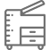 icon of a printer/copier machine.