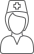 Grey nurse icon. 