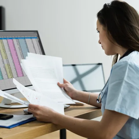 medical office billing person