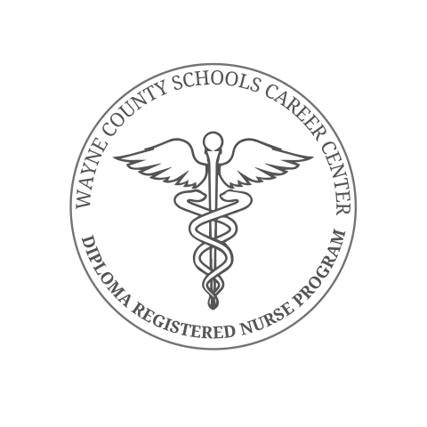 diploma rn logo - gray